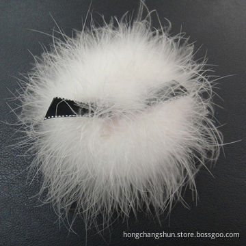 Feather/Long Hair Soft and Fluffy Ostrich Puff